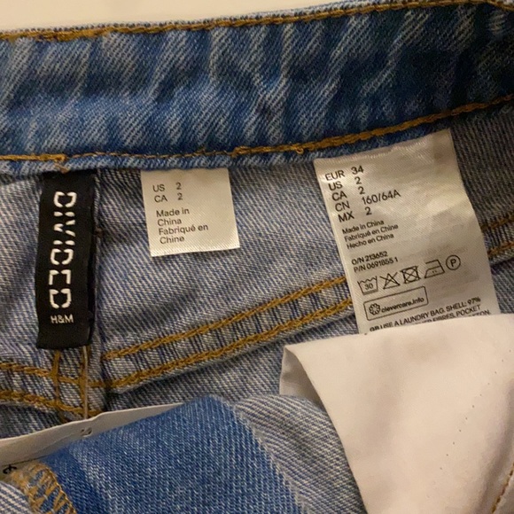 H&M JEAN SKIRT Size 2 - Picture 3 of 3